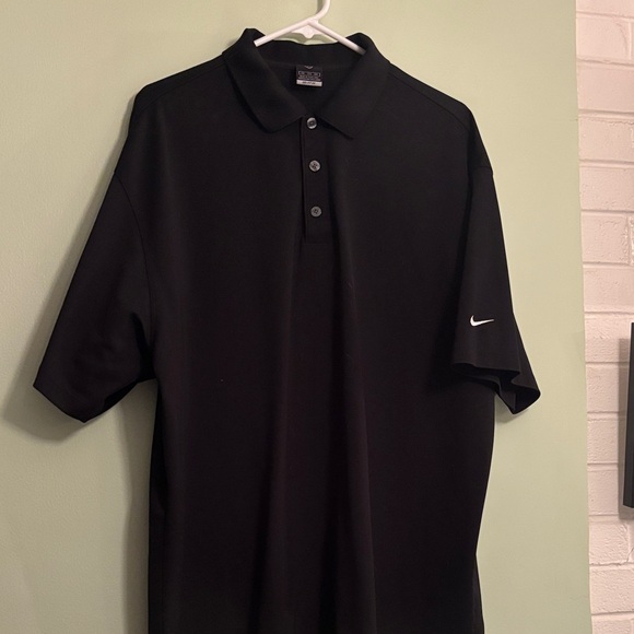 ⛳️Nike Men's Classic Black and Blue Polo Shirts men’s XXL dri-fit UV - Picture 1 of 6